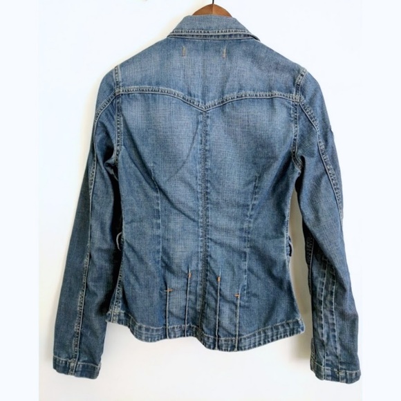 Vero Moda Jessica Denim Jacket Size 36 - Picture 4 of 8